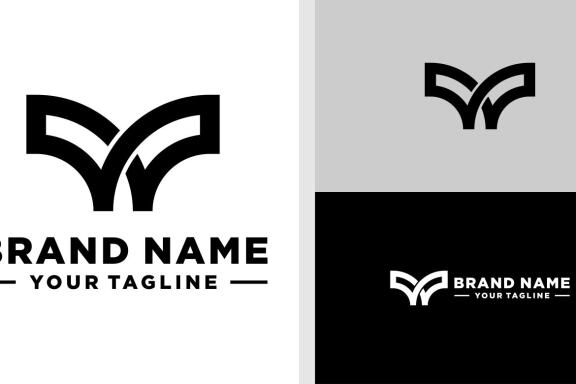 LETTER W LOGO MONOGRAM LINE ELEGANT EDITABLE