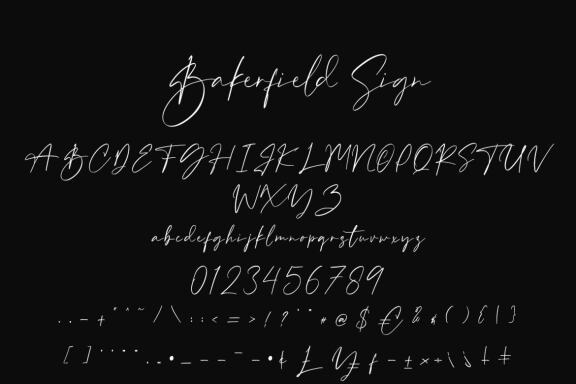 Bakersfield - 3 Font Combination