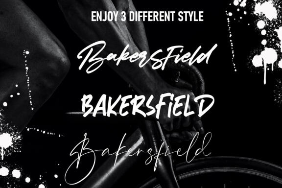Bakersfield - 3 Font Combination