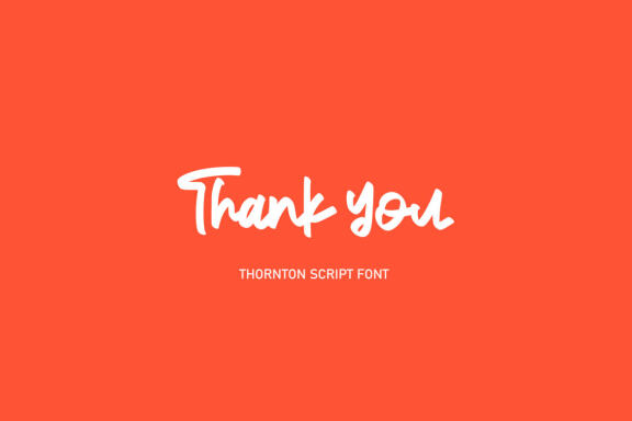 Thornton - Script Font