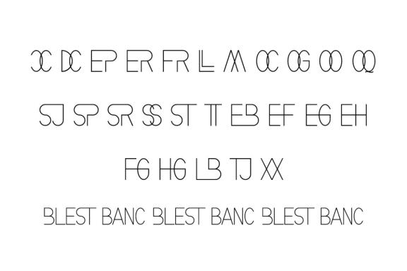 Blest Banc - Free Font