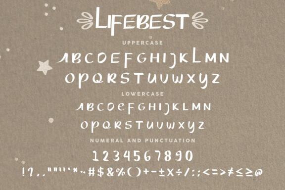 Lifebest - Free Font