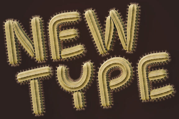 Cactus - 3D Lettering