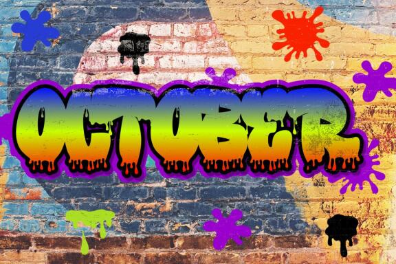 Fallaxe - Dripping Graffiti Font