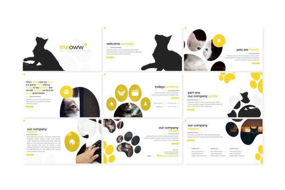 Meoww Google Slide Template