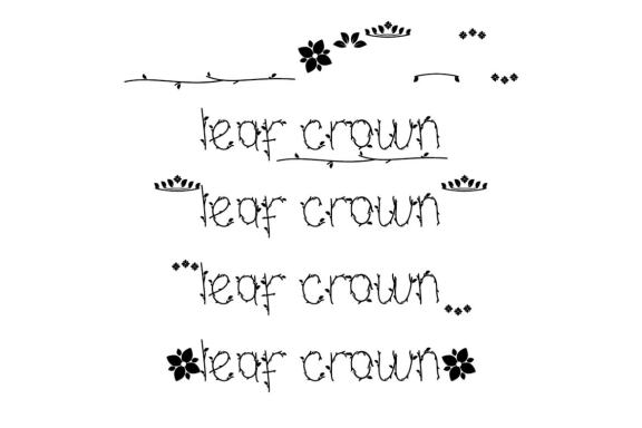 Leaf Crown - Free Font