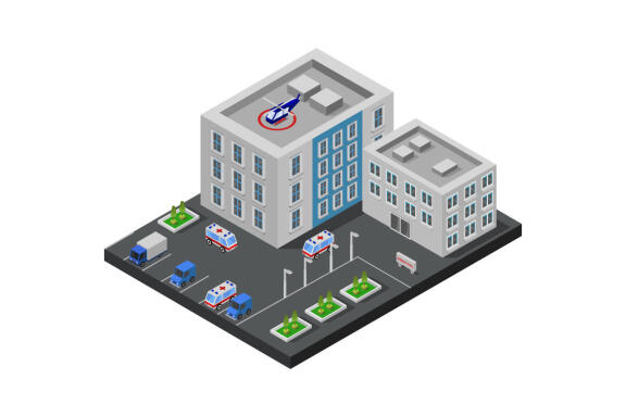 Isometric hospital