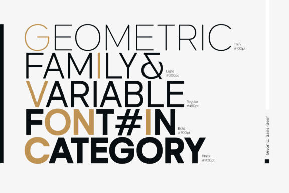 Givonic - Variable Font