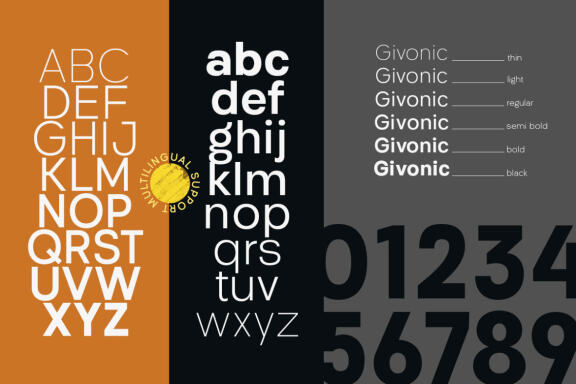 Givonic - Variable Font
