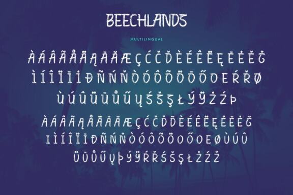 Beechlands - Free Font
