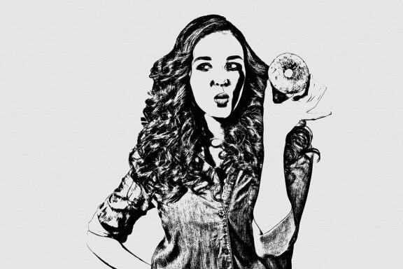 Tracing Portrait Photoshop Action
