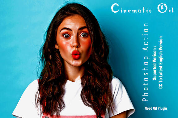 Cinematic Oil Photoshop Action