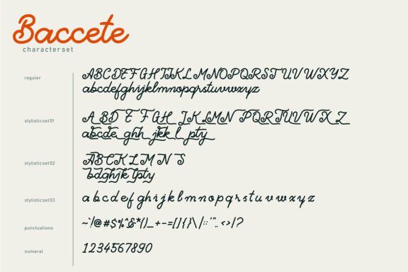 Baccete - new script