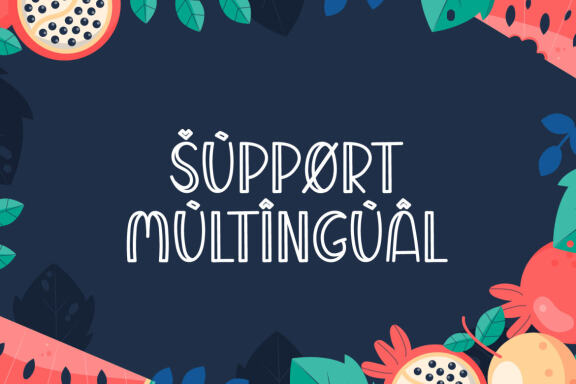 Fresh Fruit - Cute Display Font