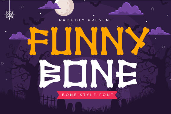 Funny Bone - Bone Style Font
