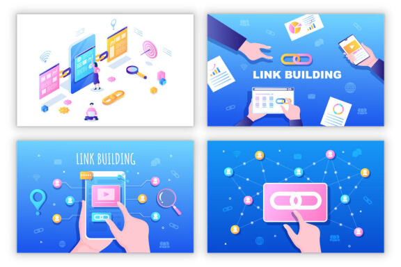 14 SEO Optimization Link Building Illustration