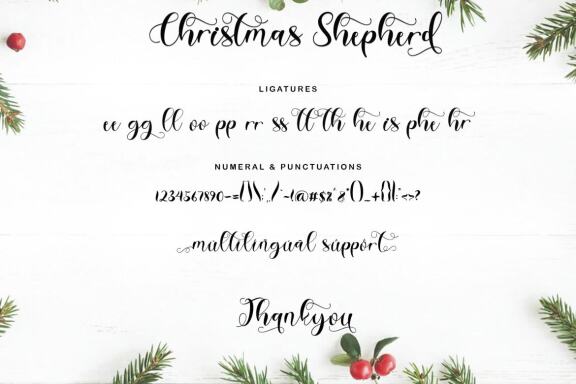 Christmas Shepherd