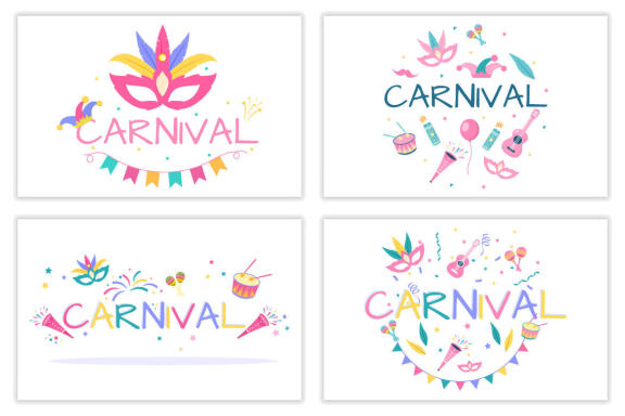 18 Happy Music Party Carnival Celebration Illustration