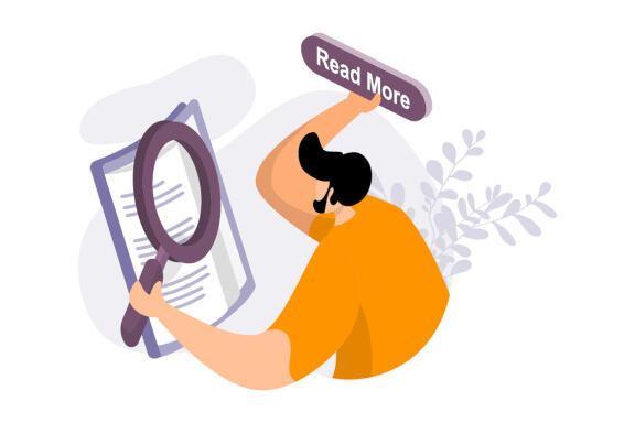 Call to Action flat Illustration