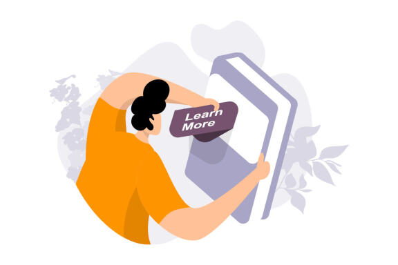Call to Action flat Illustration