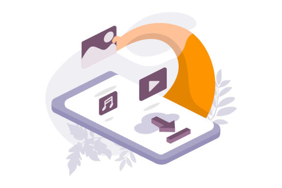 Call to Action flat Illustration