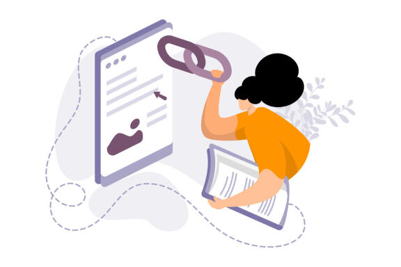 Call to Action flat Illustration