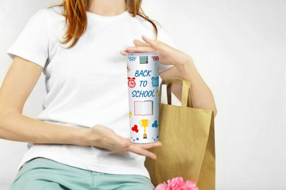 20oz School Skinny Design Tumbler Sublimation PNG and JPEG files. 20 oz skinny Tumbler.