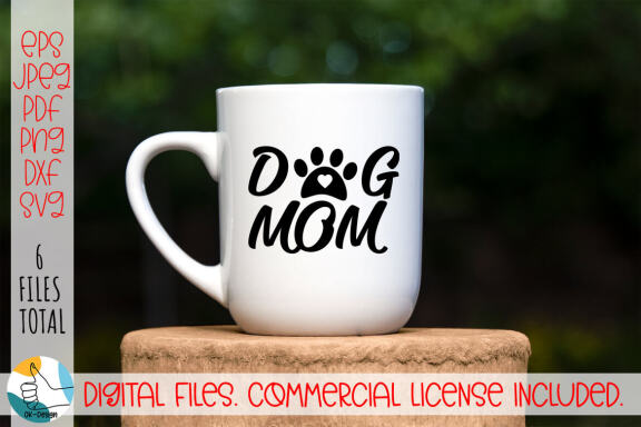 Dog Mom and Dog Dad SVG Bundle. Dog Paws Svg. 