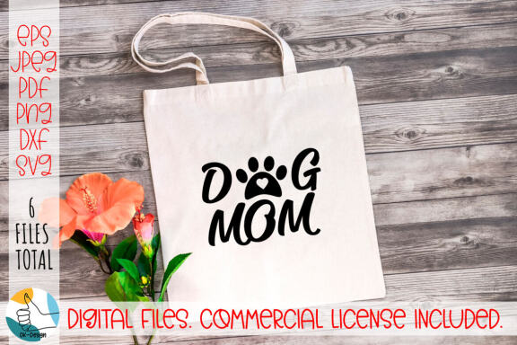 Dog Mom and Dog Dad SVG Bundle. Dog Paws Svg. 