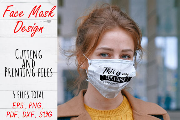 Face Mask SVG Bundle. Face Mask Quote PNG, JPEG, PDF, SVG, DXF files.