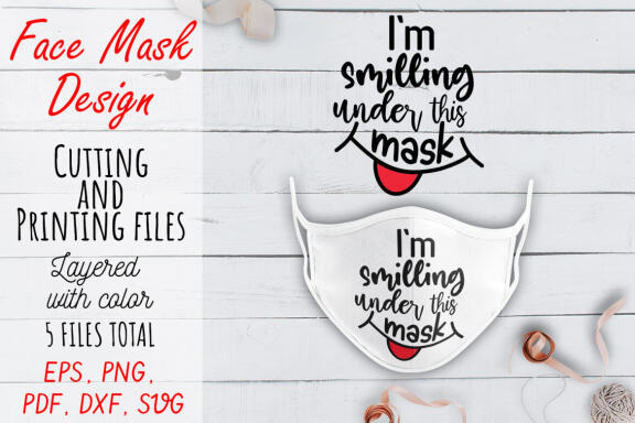 Face Mask SVG Bundle. Face Mask Quote PNG, JPEG, PDF, SVG, DXF files.