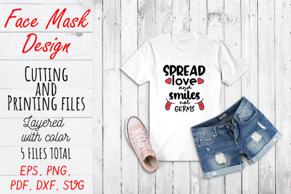 Face Mask SVG Bundle. Face Mask Quote PNG, JPEG, PDF, SVG, DXF files.