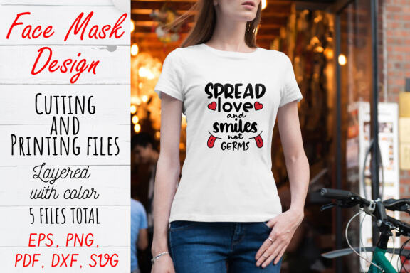 Face Mask SVG Bundle. Face Mask Quote PNG, JPEG, PDF, SVG, DXF files.