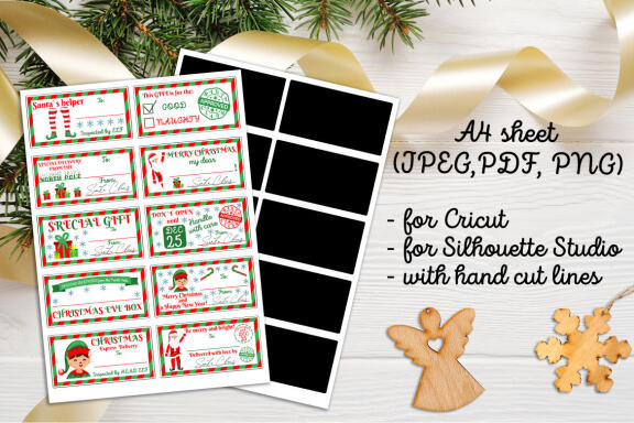 Christmas Delivery Gift Stickers Bundle.
