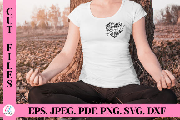 Dog Memorial SVG Bundle. Paws print heart SVG Cut Files. Dog Paws Svg.