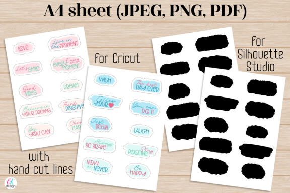 Planner stickers bundle vol. 6. Bullet Journal Stickers. Printable stickers.