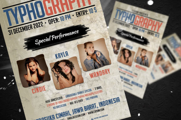 Typhography Flyer Template