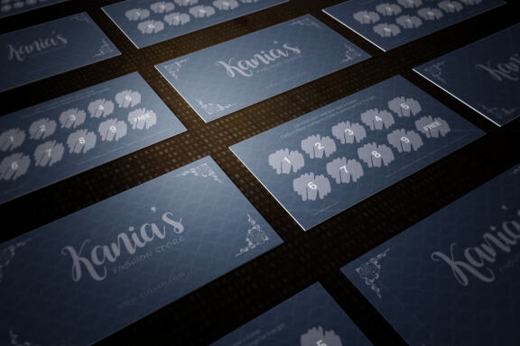 Kania’s Fashion Store Loyalty Card