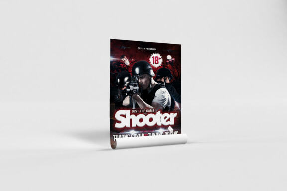 Shooter FREE Flyer Template