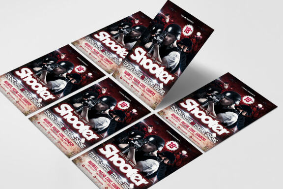 Shooter FREE Flyer Template