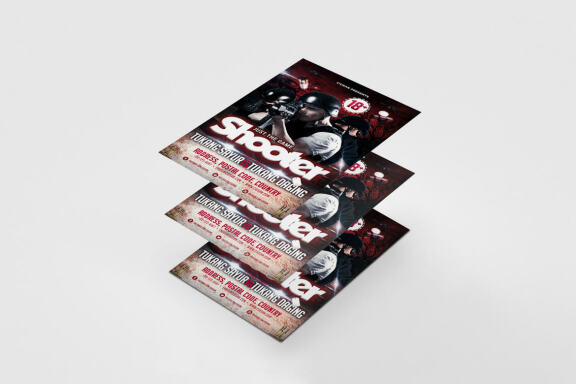 Shooter FREE Flyer Template