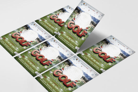 Golf Tournament FREE Flyer Template