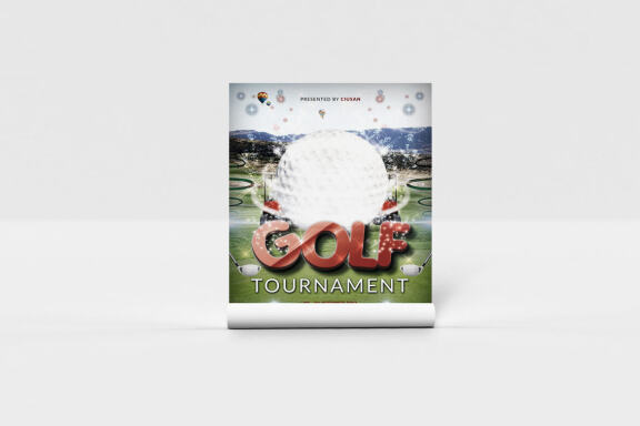 Golf Tournament FREE Flyer Template