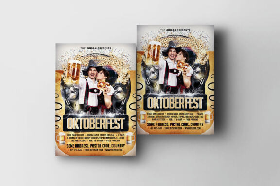 Oktoberfest Flyer Template 7