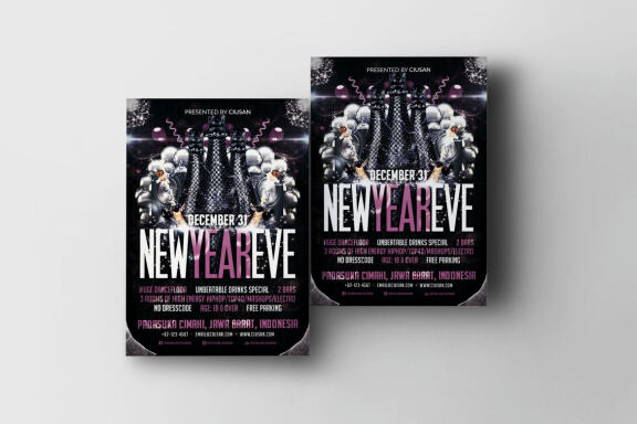 New Year Eve Flyer Template 2