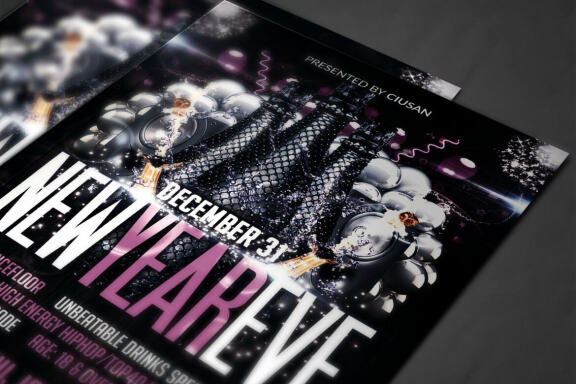 New Year Eve Flyer Template 2