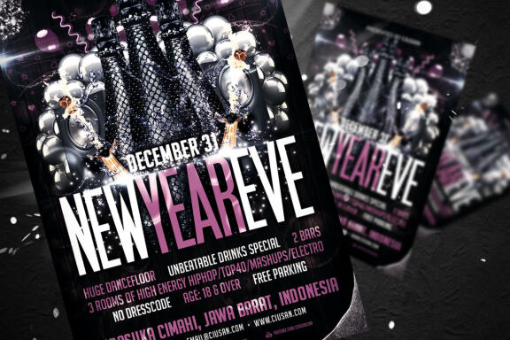 New Year Eve Flyer Template 2