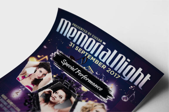 Memorial Night Flyer Template