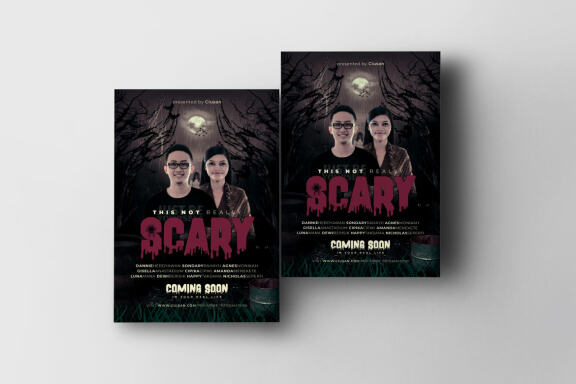 This Not Really Scary Flyer Template