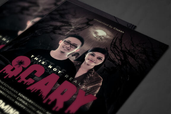 This Not Really Scary Flyer Template